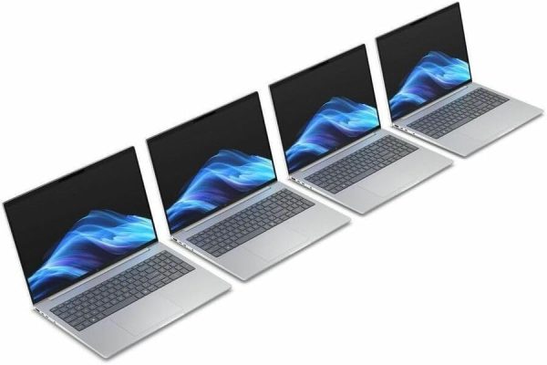 ⁦HP EliteBook 8 G1i 16" Notebook - WUXGA - Intel Core Ultra 7 255U - 32 GB - 1 TB SSD - English Keyboard - Glacier Silver⁩ - الصورة ⁦7⁩