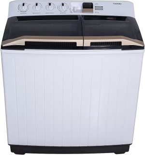 Toshiba 12 kg Top Load Washing Machine with Adjustable Leveling Legs| Model No VH-K130WBB with 2 Years Warranty