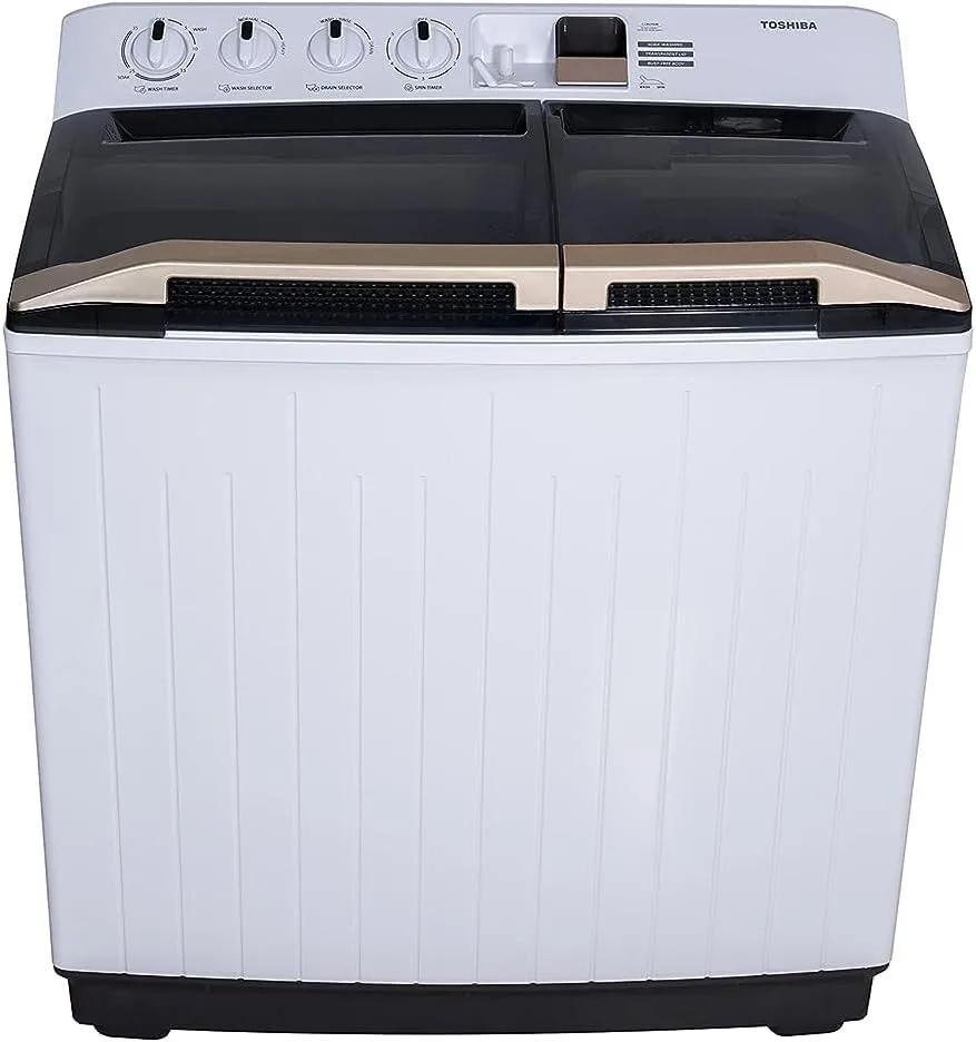 Toshiba 12 kg Top Load Washing Machine with Adjustable Leveling Legs| Model No VH-K130WBB with 2 Years Warranty