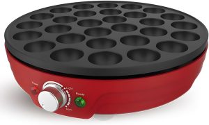 ALSAIF 1200W Electric Pop Cakes Maker 30 Pcs Molds Machine, Red, E05332 2 Years warranty