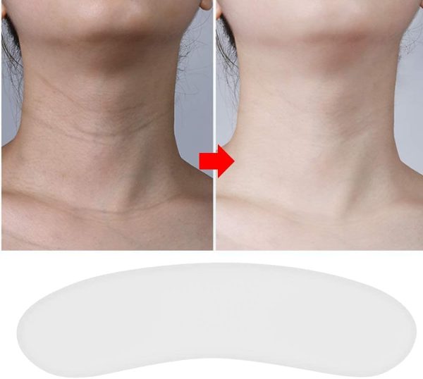 ⁦NALACAL 2PCS Wrinkle Pads, Reusable Silicone Neck Wrinkle Pad, Face Lift Stickers, Anti Wrinkle Patch for Neck Lines Removal Skin Care Anti-Wrinkle Anti-AgeingTreatment Eliminate Prevent Neck Wrinkles⁩ - الصورة ⁦2⁩