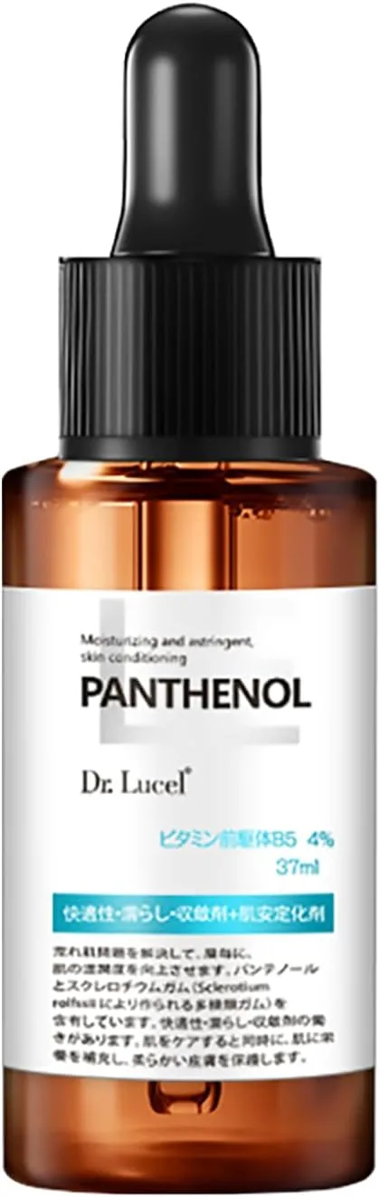 Dr. Lucel 4% Vitamin B5 Face Serum 37ml / with Niacinamide, Antioxidant, Reduces Wrinkles, Dullness, Lightens Spots, Hydrates, Reduces Redness, Improves Elasticity, Promotes a Glowing Complexion
