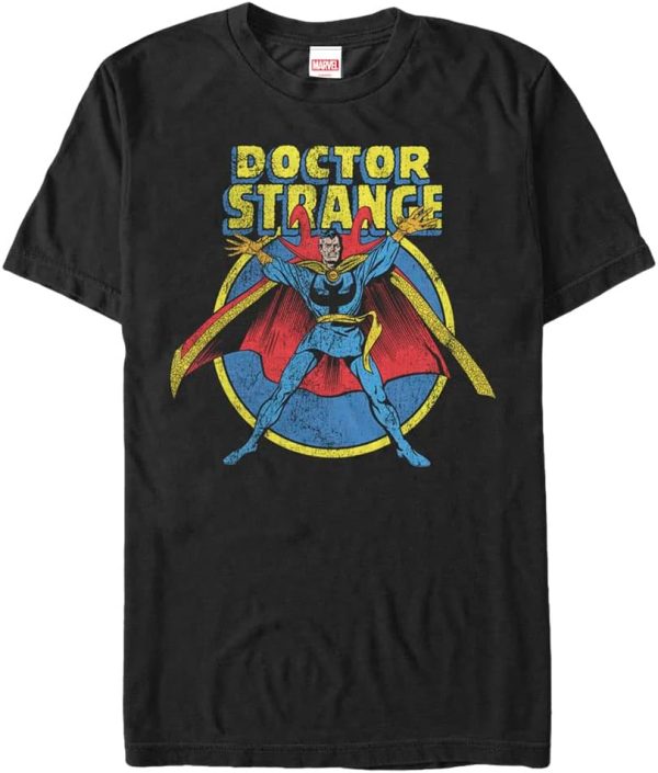 Marvel Big & Tall Classic The DOC Men's Tops Short Sleeve Tee Shirt, Black, 3X-Large