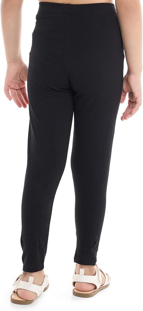 ⁦R&B Girls 125-0927Kg384-8 Solid Leggings With Elastic Waist⁩ - الصورة ⁦4⁩