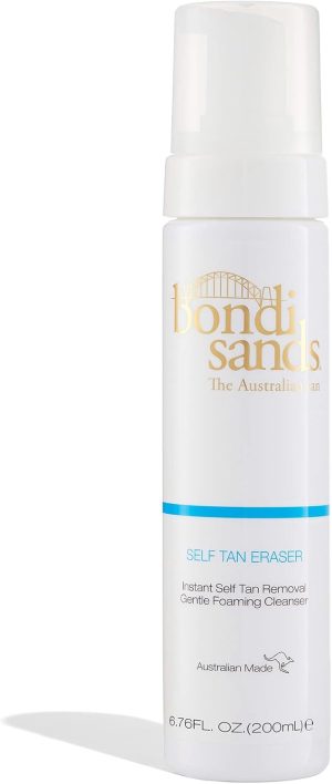 Bondi Sands Self Tan Eraser | Lightweight, Gentle Cleansing Foam Moisturises Skin and Quickly Removes Self Tan without Harmful Ingredients or Exfoliation, Vegan + Cruelty | 200 mL/7.04 Oz