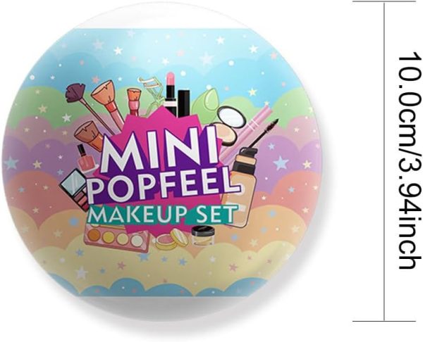 ⁦Kids Safe Washable Make up Set for Girls, Includes Lipstick, Eyeshadow, Blush, Nail Polish, Glitter and More, Perfect for Party, Dress Up, Pretend Play, Birthday Gift⁩ - الصورة ⁦7⁩