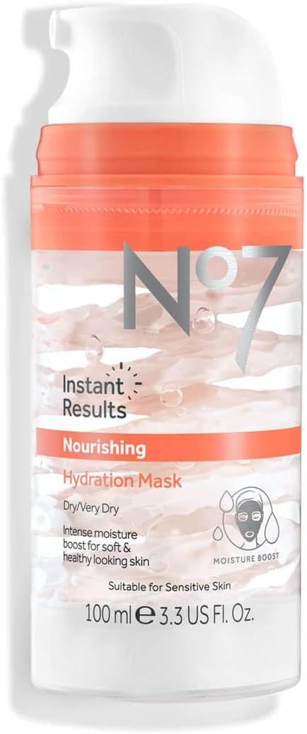 Boots No7 Beautiful Skin Hydration Mask - Dry/Very Dry 3.3 oz 1 Boots No7 Beautiful Skin Hydration Mask - Dry/Very Dry 3.3 oz