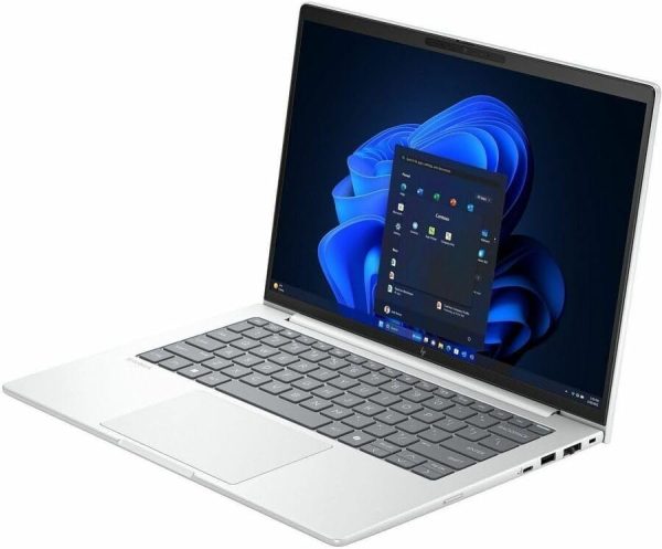 ⁦HP EliteBook 8 G1i 14" Notebook - WUXGA - Intel Core Ultra 7 265U - vPro Technology - 16 GB - 512 GB SSD - English Keyboard - Glacier Silver⁩ - الصورة ⁦7⁩