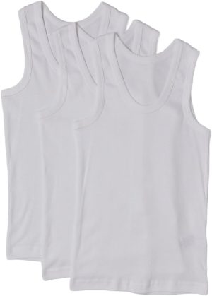 REDTAG Boys Basic Vest Set (Pack of 3)