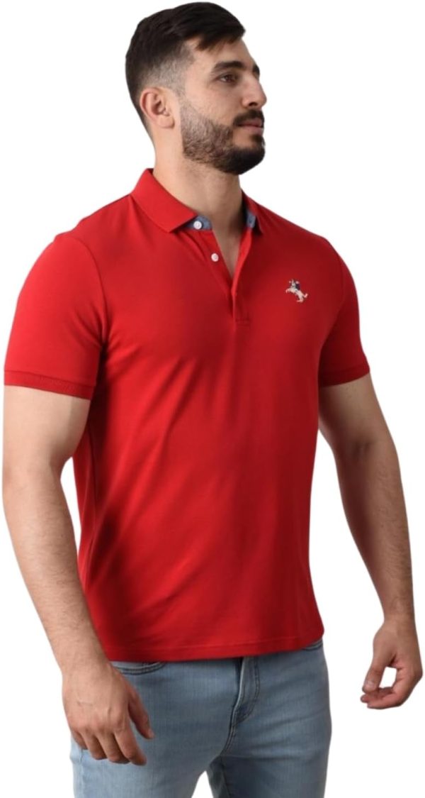 ⁦GIORDANO Men's 01014206 Rider Polo⁩ - الصورة ⁦3⁩