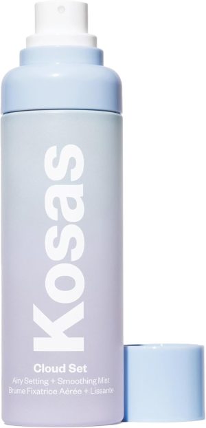 Kosas Cloud Set Airy Setting Spray,+ Smoothing Mist – Hydrating Makeup Spray, Alcohol Free, Oil Free, 12-Hour Hold, Minimizes Appearance of Pores,Lightweight Refreshing Face Mist for All Skin Types