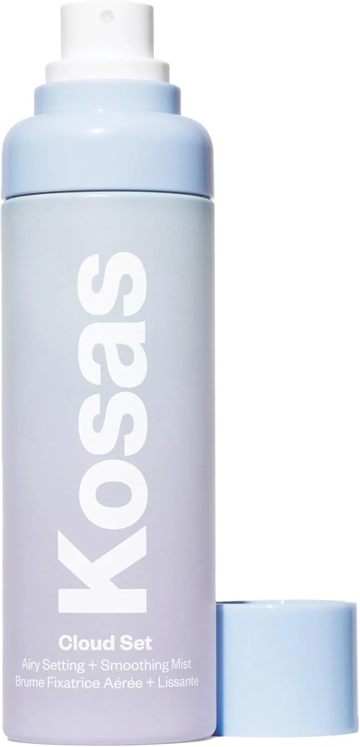 Kosas Cloud Set Airy Setting Spray,+ Smoothing Mist – Hydrating Makeup Spray, Alcohol Free, Oil Free, 12-Hour Hold, Minimizes Appearance of Pores,Lightweight Refreshing Face Mist for All Skin Types