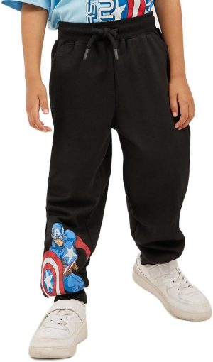 Styli Boys Avenger Printed Drawstring Waist Joggers
