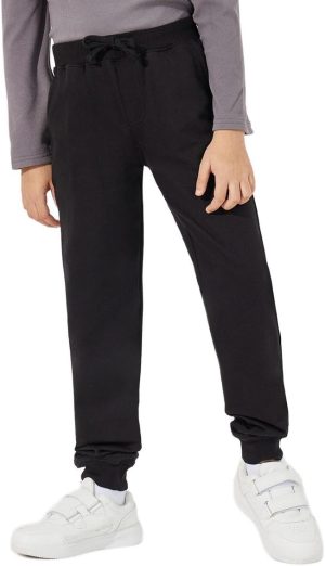 Styli Boys Solid Joggers With Drawstring Closure