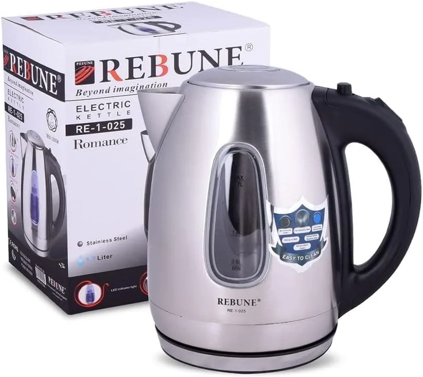 REBUNE Water Kettle (RE-1-025, Silver)