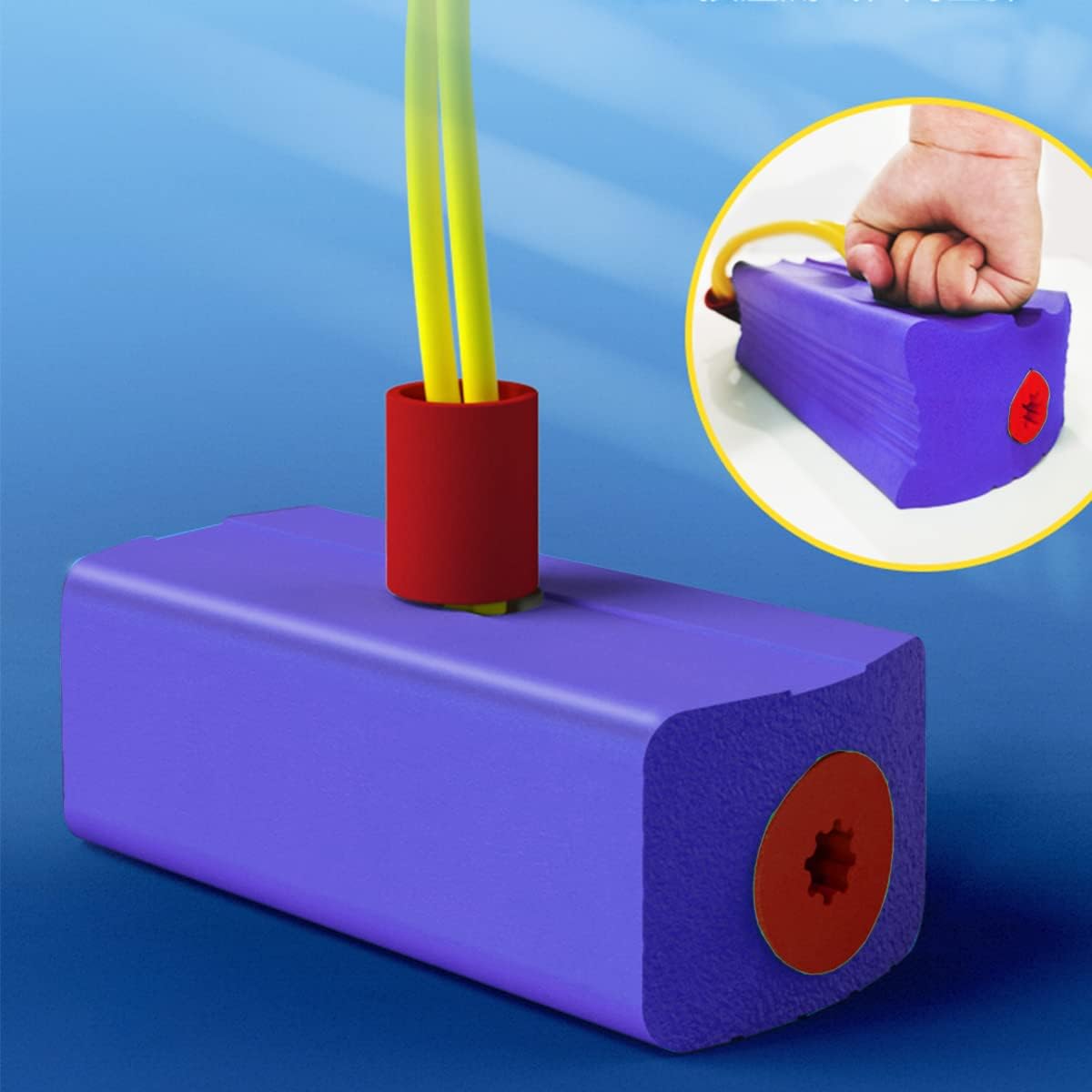 IBAMA Foam Pogo Jumper For Kids, Toddler Training Pogo Sticks With Squeaky Sounds, Bouncy Toy For Boys And Girls, 250 Pound Capacity Purple, FJump01 PP 5 IBAMA Foam Pogo Jumper For Kids, Toddler Training Pogo Sticks With Squeaky Sounds, Bouncy Toy For Boys And Girls, 250 Pound Capacity Purple, FJump01 PP - الصورة 5