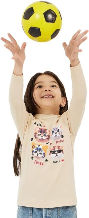 Styli Girls Graphic Print Regular Fit T-Shirt