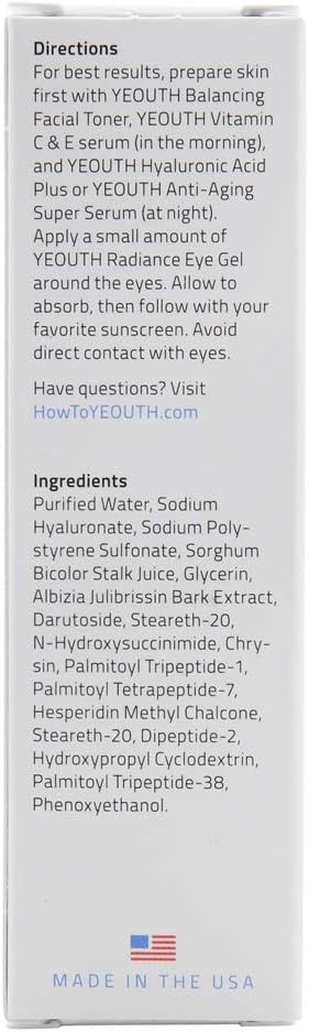 Yeouth Radiance Eye Gel, 1Oz 2 Yeouth Radiance Eye Gel, 1Oz - الصورة 2