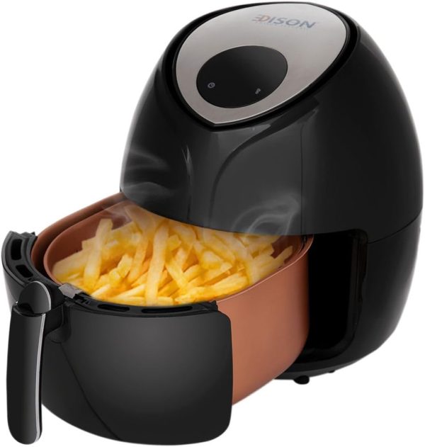 Edison Electric Jumbo Fryer XL Black Digital 5.5L 1800W 6285360244880