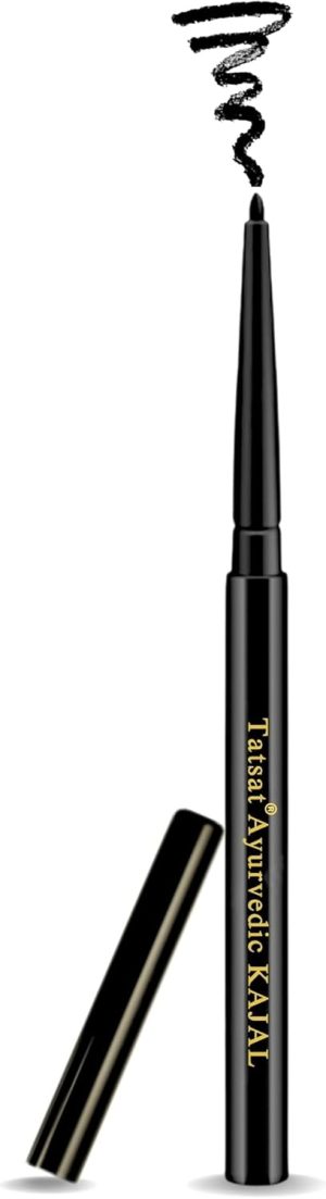 TATSAT-100% Natural Ayurvedic herbal kajal Pencil eyeliner made from Thriphala SOOT