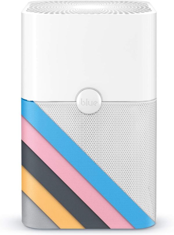 ⁦BLUEAIR Blue Pure 211+ Light Blue Pre-Filter, Washable Fabric Traps Pollen, Pet Hair & Dust, Diva Blue⁩ - الصورة ⁦9⁩