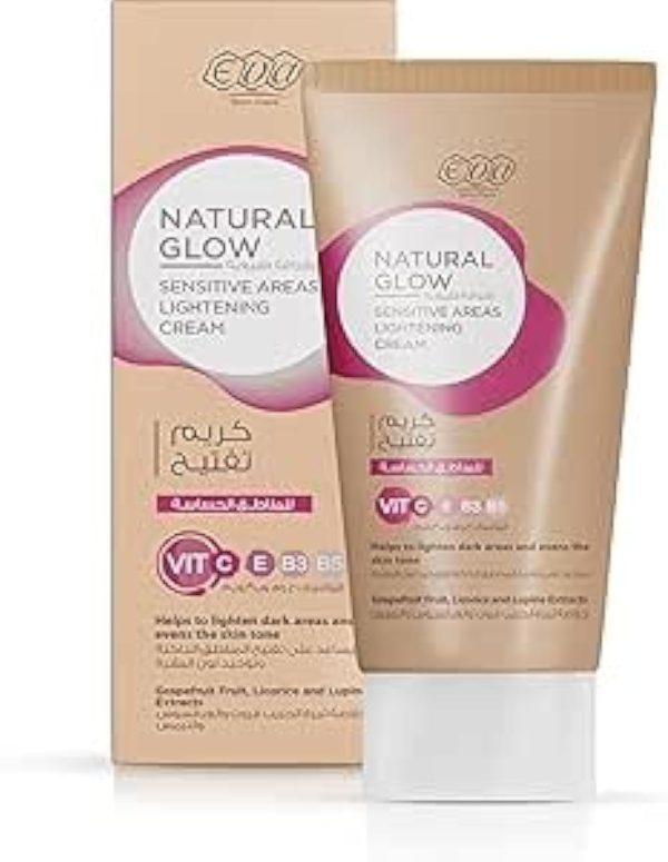 Eva Skin Care Natural Glow Lightening Cream for Sensitive Areas 50 g