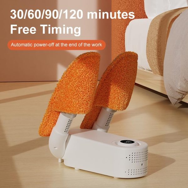 ⁦ALMEKAQUZ Shoe Dryer Boot Dryer, Shoe Dryer with Heat Blower, Glove Dryer & Boot Warmer, 90° Adjustable Dry Rack, Telescopic Bendable Dry Ports⁩ - الصورة ⁦6⁩