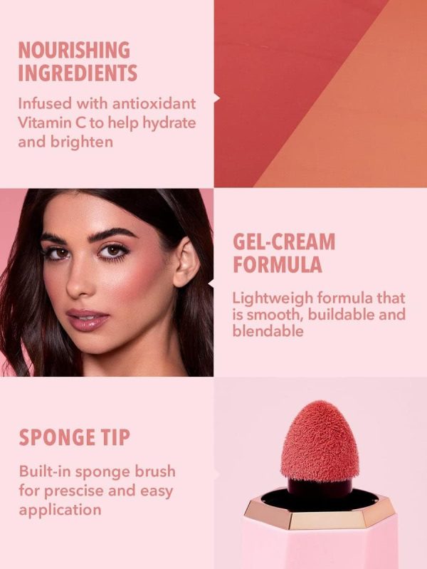 ⁦SHEGLAM Risky Business Colorful Liquid Blush Tint⁩ - الصورة ⁦3⁩