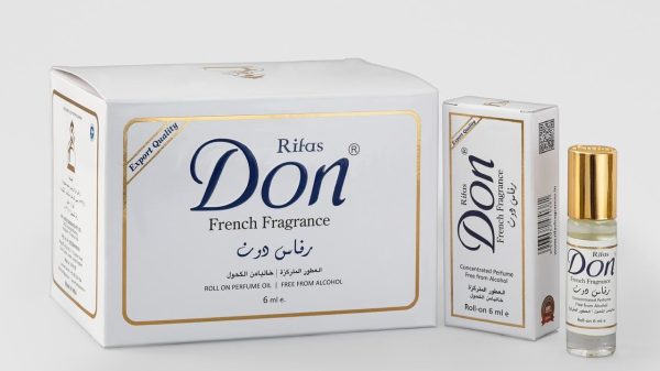 ⁦RIFAS Don French Fragrance Roll-On Alcohol-Free, 6ml pack of 12⁩ - الصورة ⁦2⁩