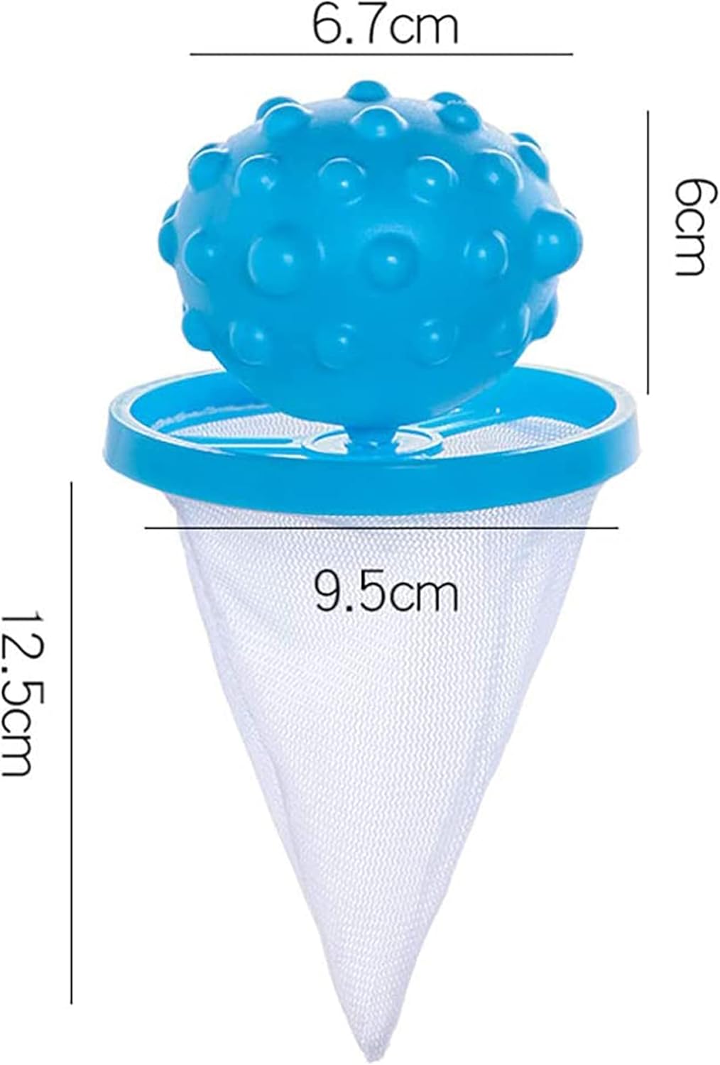 DELFINO Reusable Washing Machine Floating Lint Mesh Bag, Floating Pet Hair Lint Mesh Remover, Washing Machine Lint Traps, Hair Filter Net Pouch Washer Hair Catcher for Household Tool 6Pcs 2 DELFINO Reusable Washing Machine Floating Lint Mesh Bag, Floating Pet Hair Lint Mesh Remover, Washing Machine Lint Traps, Hair Filter Net Pouch Washer Hair Catcher for Household Tool 6Pcs - الصورة 2