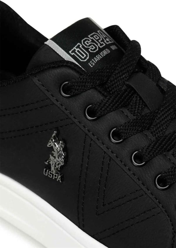 ⁦U.S. Polo Assn. Women 3I EXXY 3FX Logo Detail Comfort Low Top Sneakers⁩ - الصورة ⁦5⁩