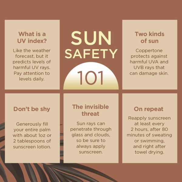 ⁦Coppertone Tanning Sunscreen Lotion Broad Spectrum SPF 15 (8 Fluid Ounce) (Packaging may vary)⁩ - الصورة ⁦9⁩
