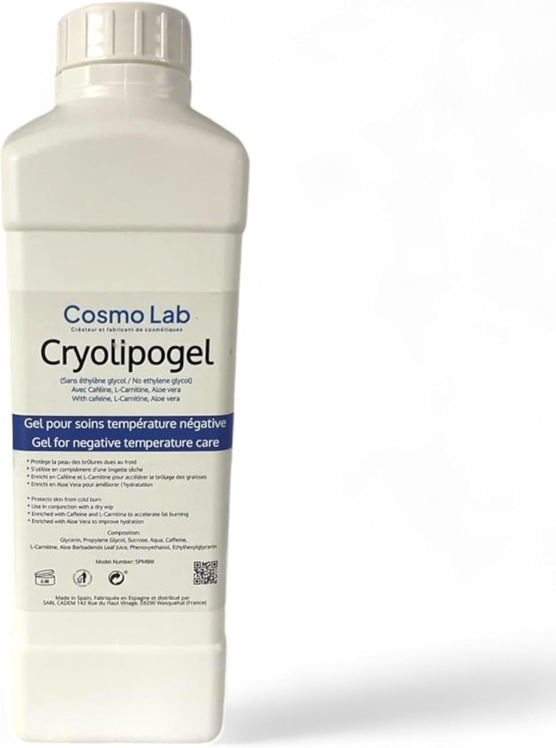 COSMO LAB CLINIC Cryolipogel Dry Membrane Gel Cryolipolyse 1000 ml 1 COSMO LAB CLINIC Cryolipogel Dry Membrane Gel Cryolipolyse 1000 ml