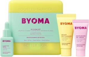 BYOMA Clarifying Starter Kit - Mini Cleanser 30ml, Mini Light Cream 15ml + Mini Clarifying Serum 15ml