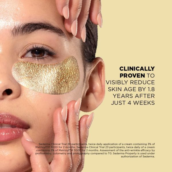 ⁦Skin Republic Matrixyl 3000 3% Under Eye Mask Patch | Reduces Deep Wrinkles & Improves Skin Texture | Boosts Elasticity and Firmness (Pack of 2 Pairs)⁩ - الصورة ⁦2⁩
