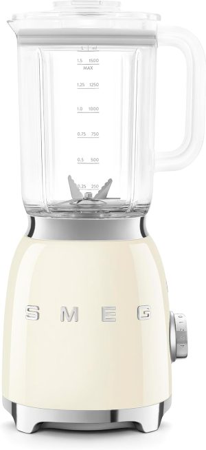 Smeg 50’s Retro Style Aesthetic Blender (800 W Motor,3 Functions, 4 Speeds), Cream