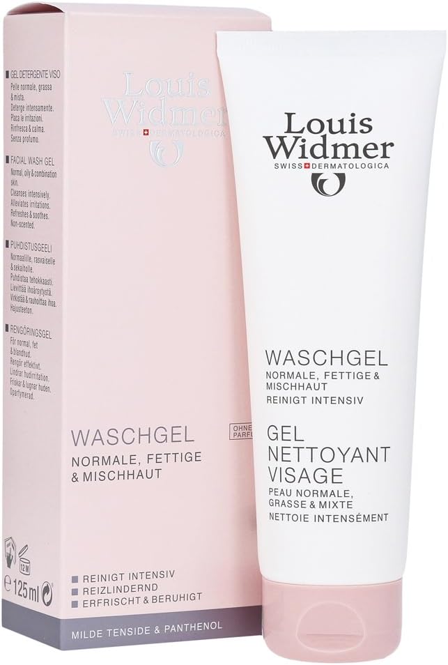 Facial Wash Gel - Non-scented by Louis Widmer 125ml 1 Facial Wash Gel - Non-scented by Louis Widmer 125ml