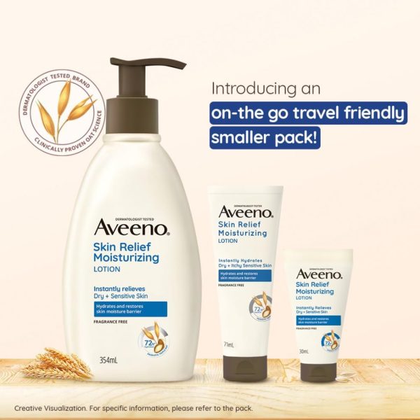 ⁦Aveeno Skin Relief Moisturizing Lotion 354mL⁩ - الصورة ⁦7⁩