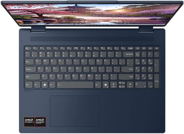 ⁦Lenovo IdeaPad 5 2-in-1 with AMD Ryzen AI 7 350 Processor, 16” WUXGA IPS Touchscreen Display, Wi-Fi 7, 16GB LPDDR5X Memory, 512GB SSD, FHD/IR Hybrid Camera, Digital Pen, Backlit KYB, and Win 11 Home⁩ - الصورة ⁦6⁩