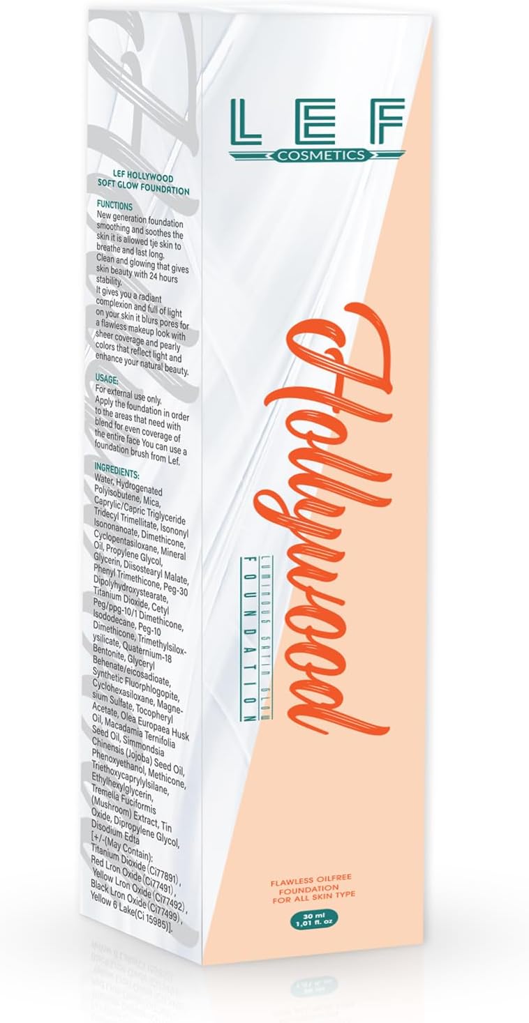 lef cosmetics Hollywood Glow Enhancing Filter for Bright and soft Skin | (5 TAN, 5 TAN) 4 lef cosmetics Hollywood Glow Enhancing Filter for Bright and soft Skin | (5 TAN, 5 TAN) - الصورة 4