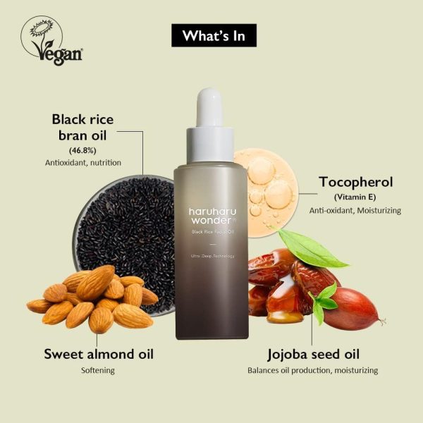 ⁦haruharu wonder Black Rice Facial Oil (30ml)⁩ - الصورة ⁦2⁩