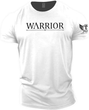 GYMTIER Spartan Forged - Warrior - Men's Gym T-Shirt Bodybuilding Training Workout Lifting Top Clothing