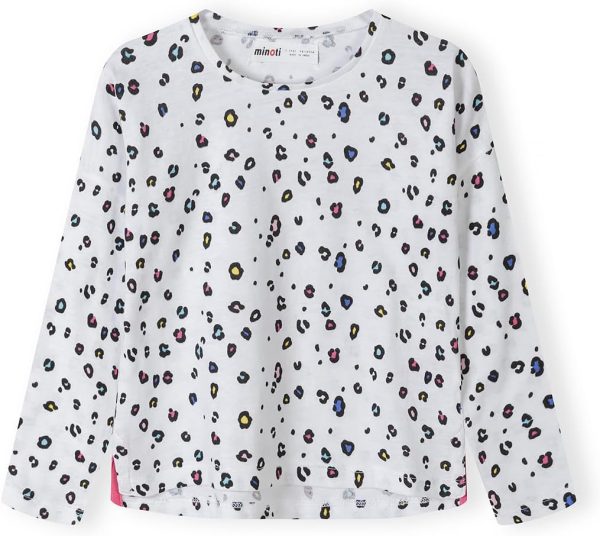 ⁦Minoti Girls Girls 3Pk Basic Be Kind L/S Graphic Tops Girls 3Pk Basic Be Kind L/S Graphic Tops⁩ - الصورة ⁦5⁩