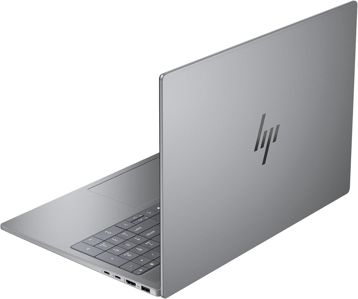 HP OmniBook X AI 16 Laptop, Intel Ultra 7-255H, 64 GB DDR5 RAM, 4 TB PCIe SSD, 16" 2K (2048x1280) OLED Touchscreen, Nvidia G-Force RTX 4050, Backlit Keyboard, W11 Pro, Meteor Silver 8 HP OmniBook X AI 16 Laptop, Intel Ultra 7-255H, 64 GB DDR5 RAM, 4 TB PCIe SSD, 16" 2K (2048x1280) OLED Touchscreen, Nvidia G-Force RTX 4050, Backlit Keyboard, W11 Pro, Meteor Silver - الصورة 8