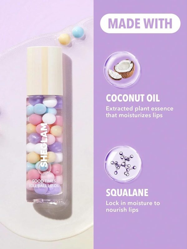 ⁦Sheglam Good Times Roll Ball Lip Oil-Life's a Party⁩ - الصورة ⁦4⁩