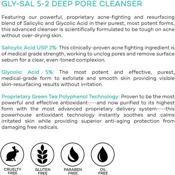 ⁦Replenix Gly-Sal 5-2 Deep Pore Cleanser 200ml⁩ - الصورة ⁦5⁩