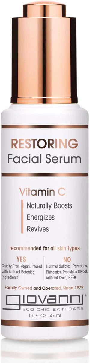 Giovanni GIOV RESTORING FACIAL SERUM VITAMIN C 1.6OZ : 18589