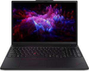 Lenovo ThinkPad P16s Gen 3 Laptop with Intel Core Ultra 7 155H Processor, 16” WQUXGA OLED 100% DCI-P3 Non-Touch Display, 96GB Memory, 2TB SSD, NVIDIA RTX 500 Ada, 5MP RGB+IR Cam, and Win 11 Pro