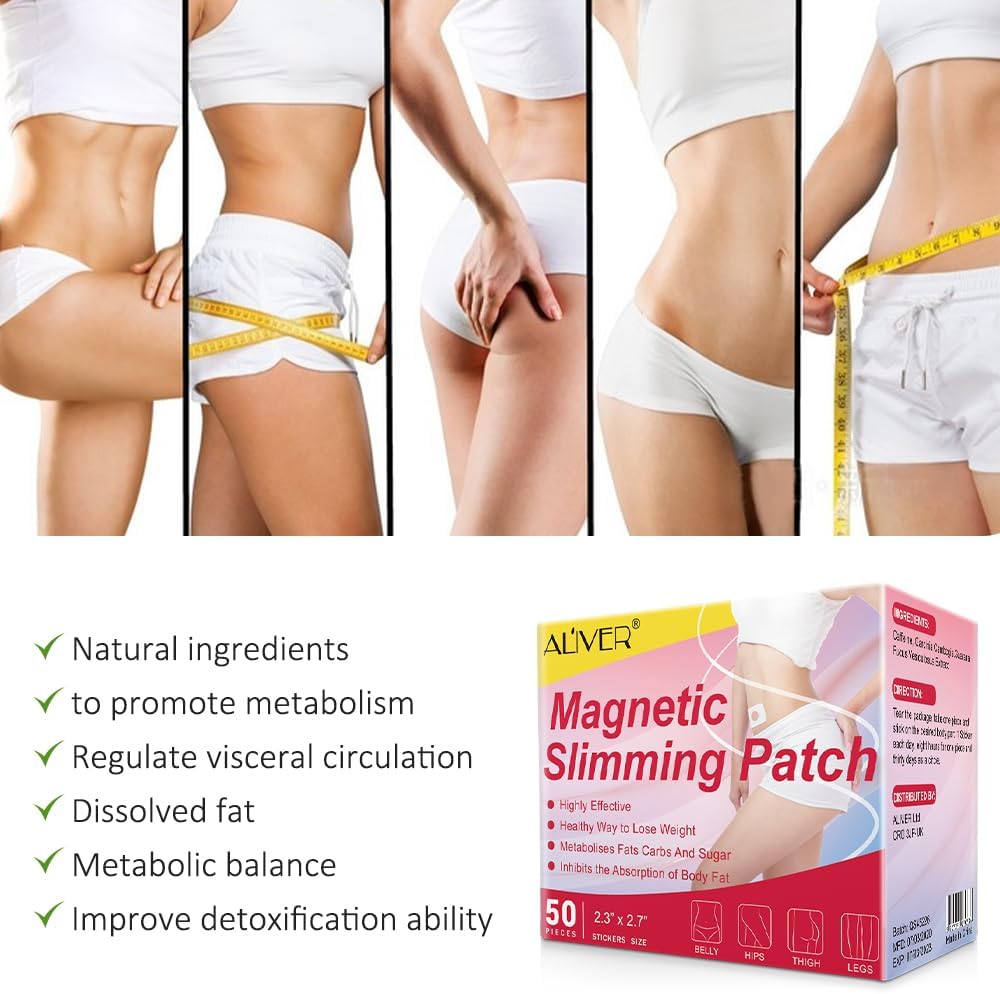 Slimming Patch, Weight Loss Patch, 50 Pcs Fat Burning Patches for Belly Fat, Waist Slimming, Anti-Cellulite, Fast and Gentle Fat Reduction,Belly Button Patches 7 Slimming Patch, Weight Loss Patch, 50 Pcs Fat Burning Patches for Belly Fat, Waist Slimming, Anti-Cellulite, Fast and Gentle Fat Reduction,Belly Button Patches - الصورة 7