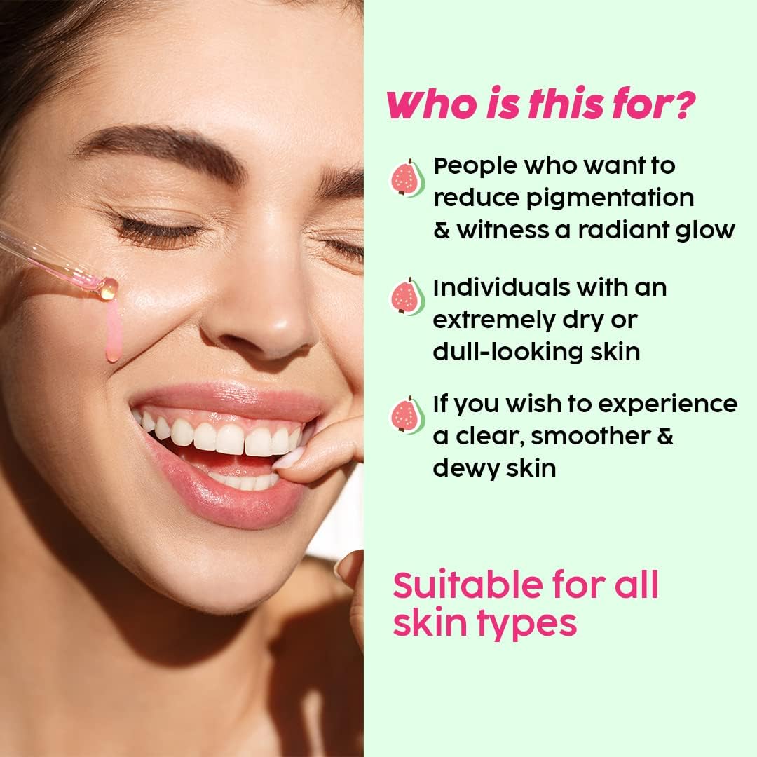 PLIX - THE PLANT FIX 10% Vitamin C Face Serum (20ml) for Skin Brightening & Even toned complexion with Guava Extract, Hyaluronic acid & Pentavitin, for Women & Men | All Skin Types 8 PLIX - THE PLANT FIX 10% Vitamin C Face Serum (20ml) for Skin Brightening & Even toned complexion with Guava Extract, Hyaluronic acid & Pentavitin, for Women & Men | All Skin Types - الصورة 8